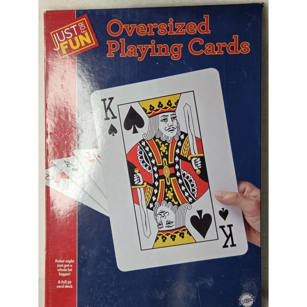 Just For Fun Oversized Playing Cards
